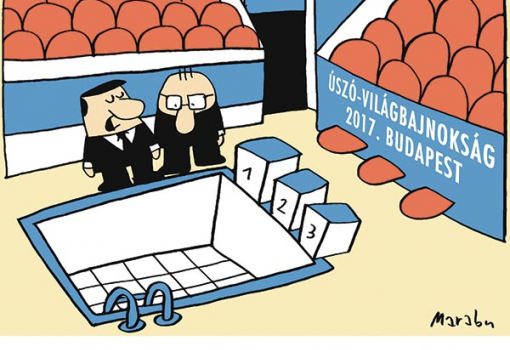 <h1>– Mégis, mekkora medencére számítottál, amikor nálunk mindennek a felét ellopják?!
MARABU rajza</h1>-