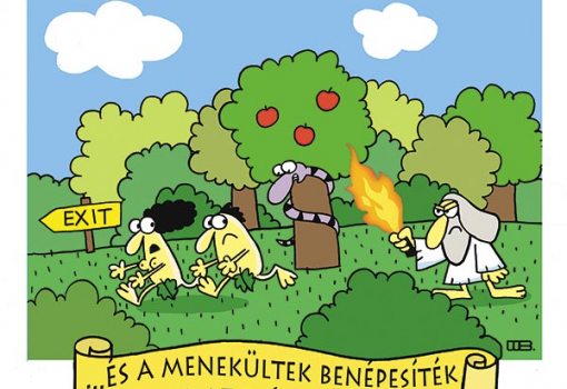 <h1>A kezdet
...ÉS A MENEKÜLTEK BENÉPESÍTÉK VALA AZ EGÉSZ FÖLDET.
WEISZ BÉLA rajza</h1>-