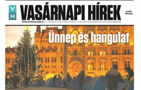 Ünnep és hangulat - Karácsonyfa és a nyomorra figyelmeztető sátrak a Kossuth téren